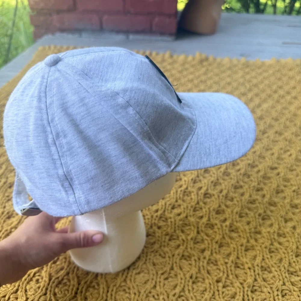 Bluey Baseball Cap Light Gray Heather Jersey Knit Adjustable Hat